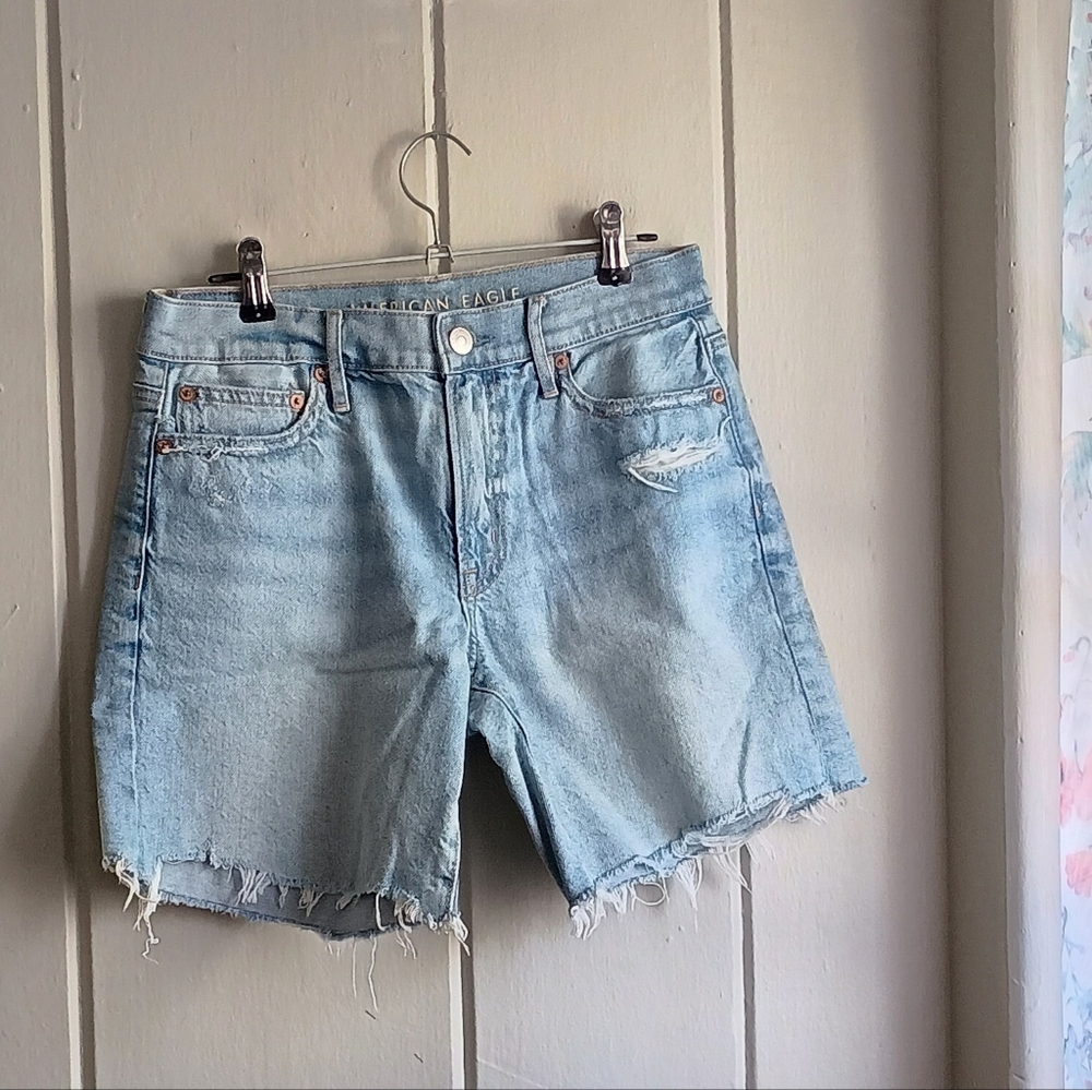 American Eagle Outfitters Light Blue Denim Shorts